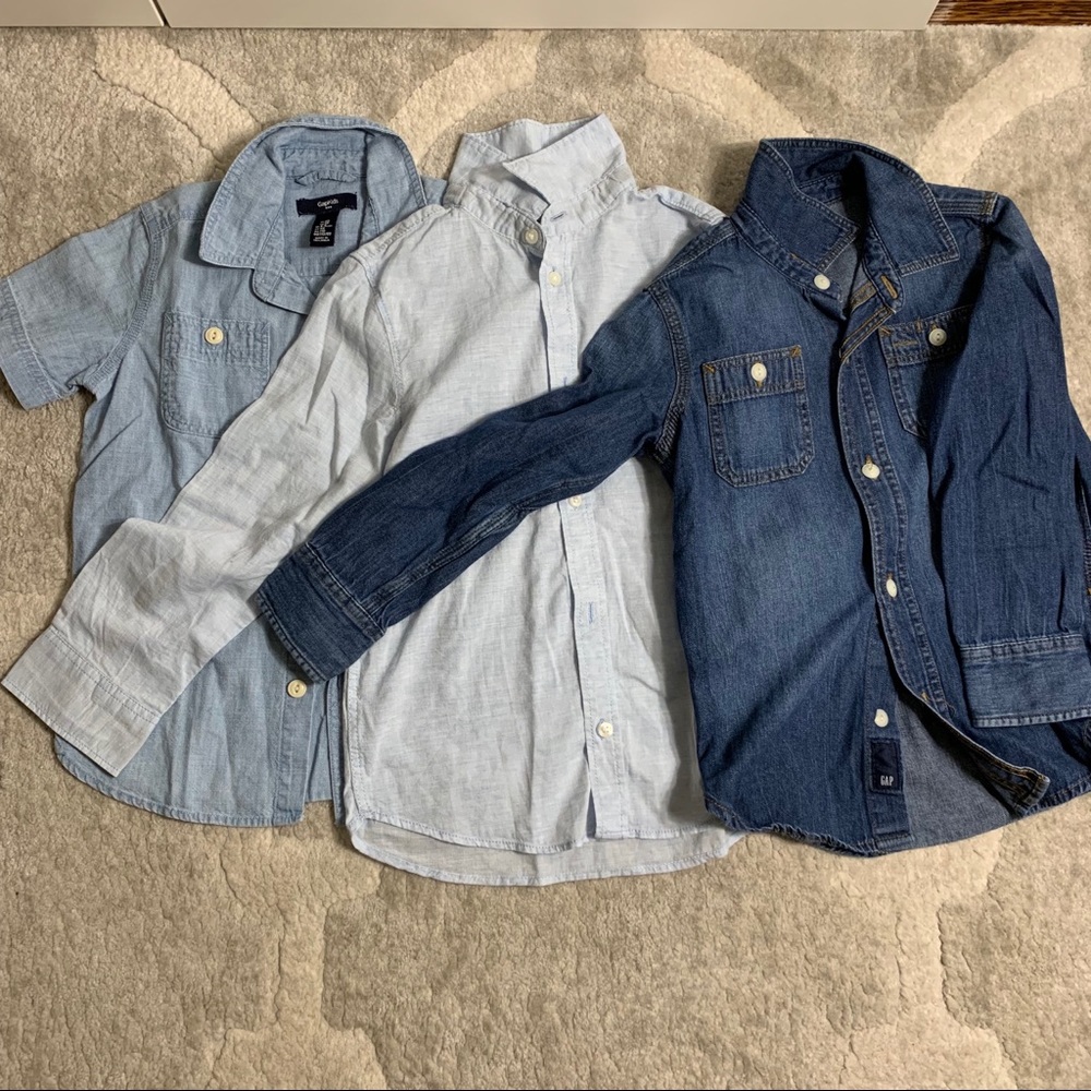 3 button down shirt for boy